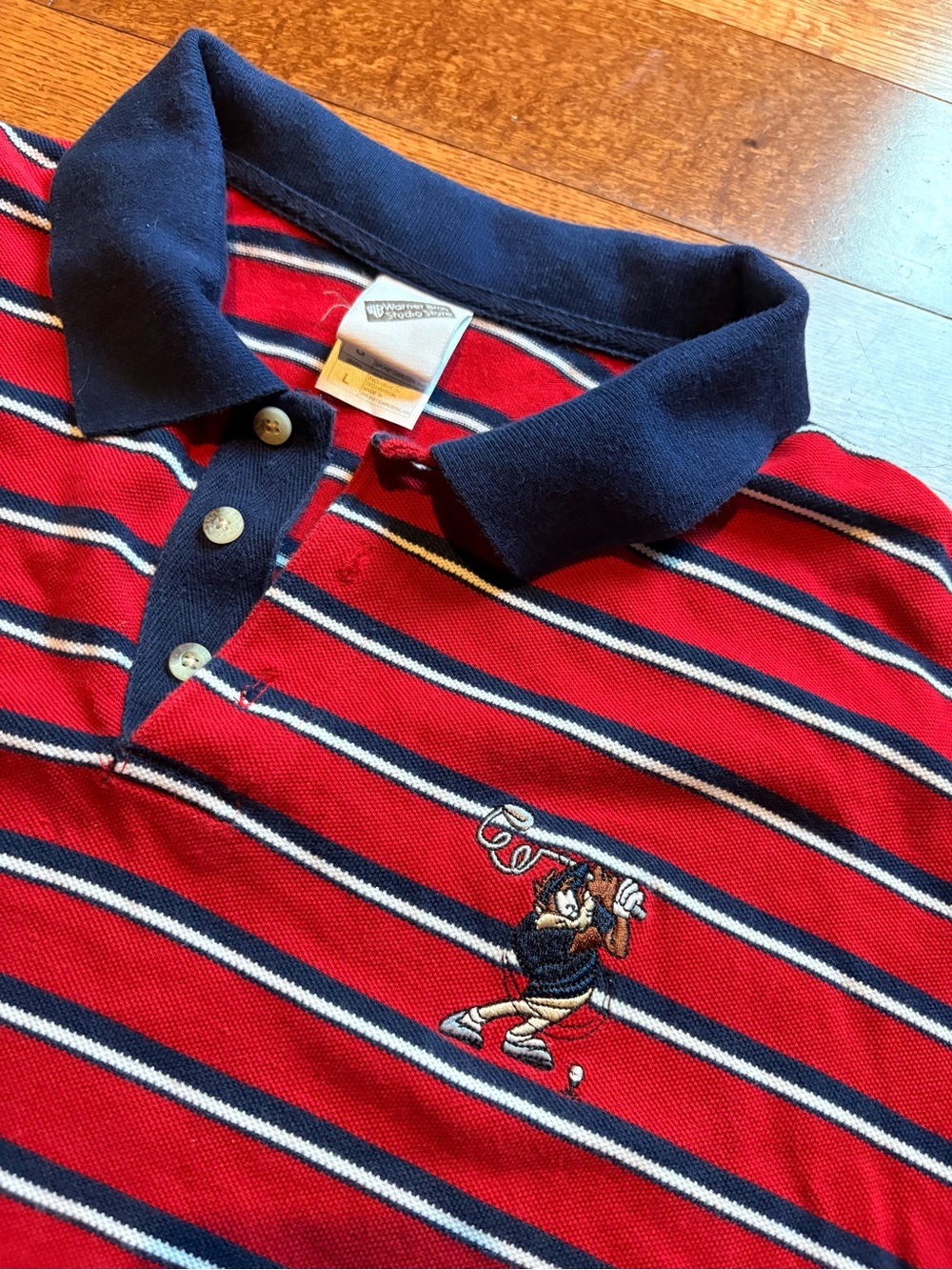 Warner Bros. Polo Golf Shirt with Tasmanian Devil